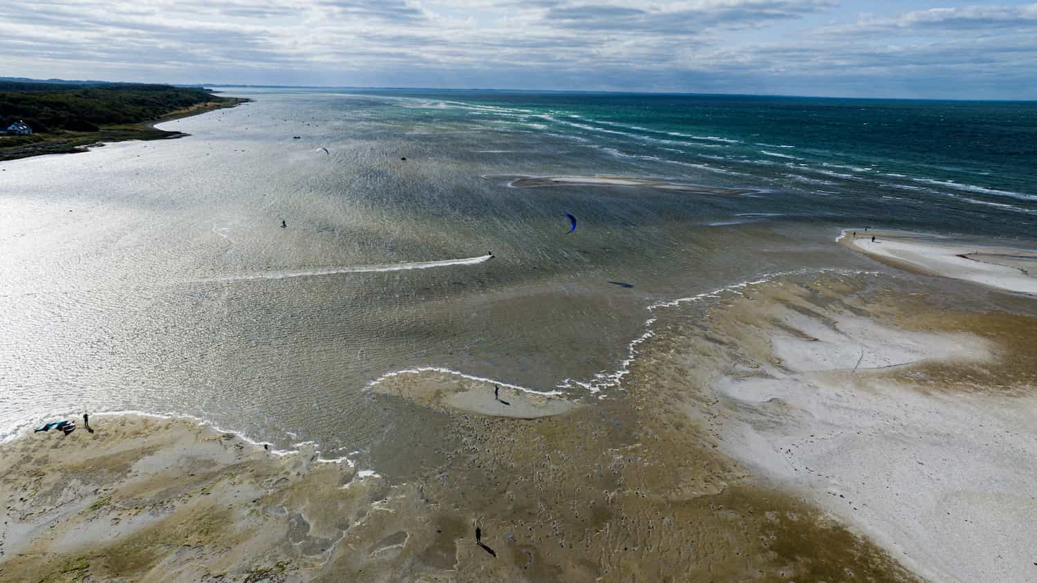 Luftfoto af Bønnerup Strand