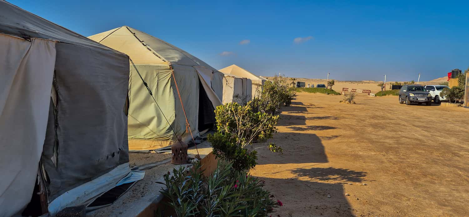 Beduintelte ved Secret Spot Dakhla