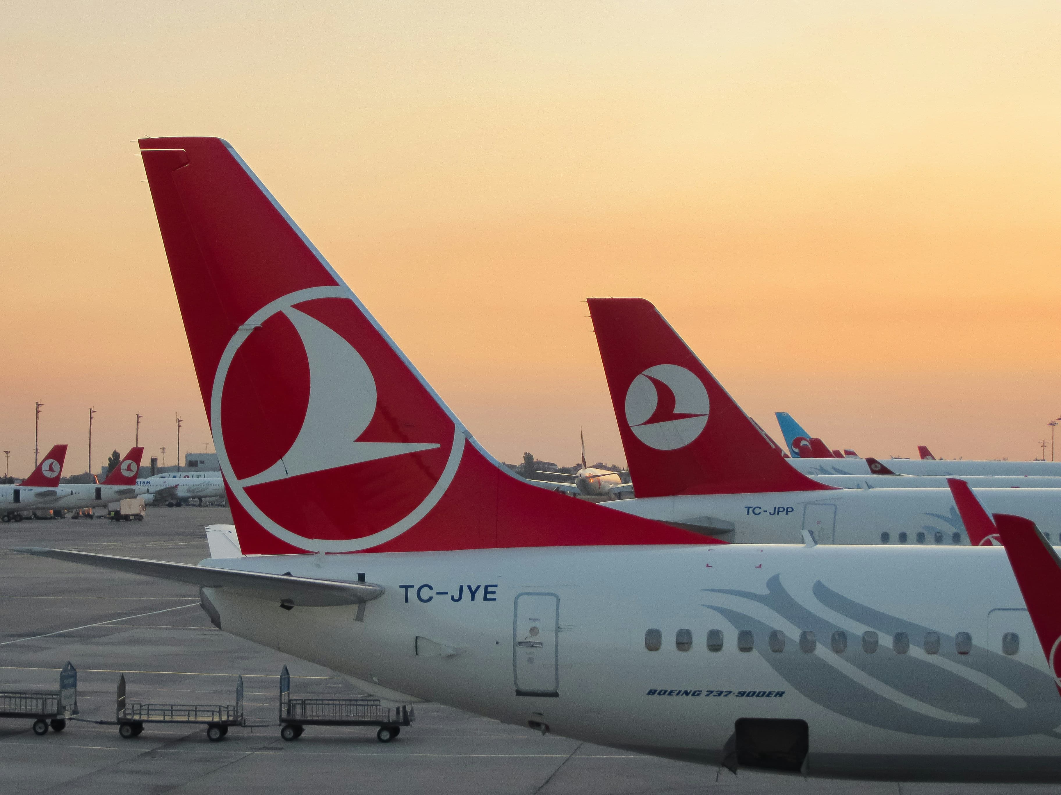 Guide til gratis kitesurf bagage hos Turkish Airlines